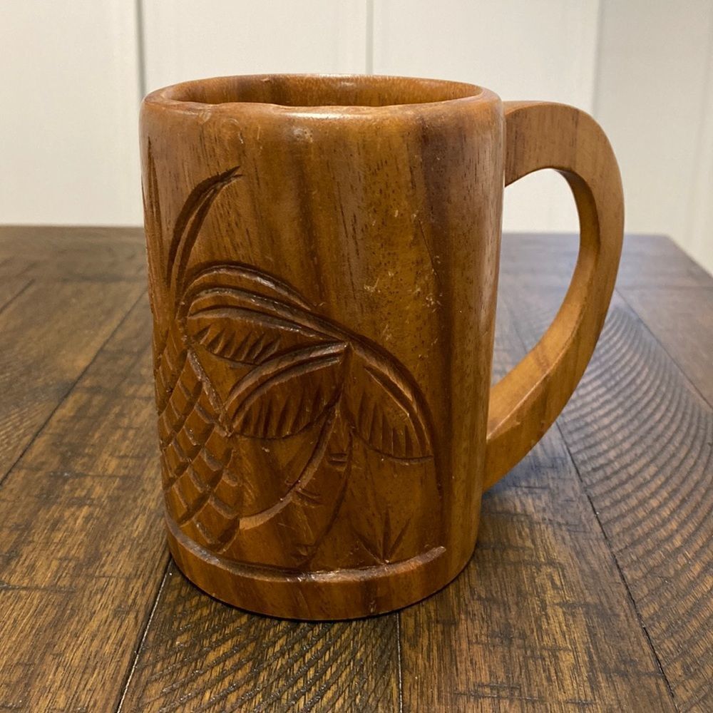 Genuine Hawaiian Monkey Pod Wood Mug